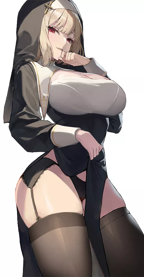 Promiscuous Nun by CheetahSperm18