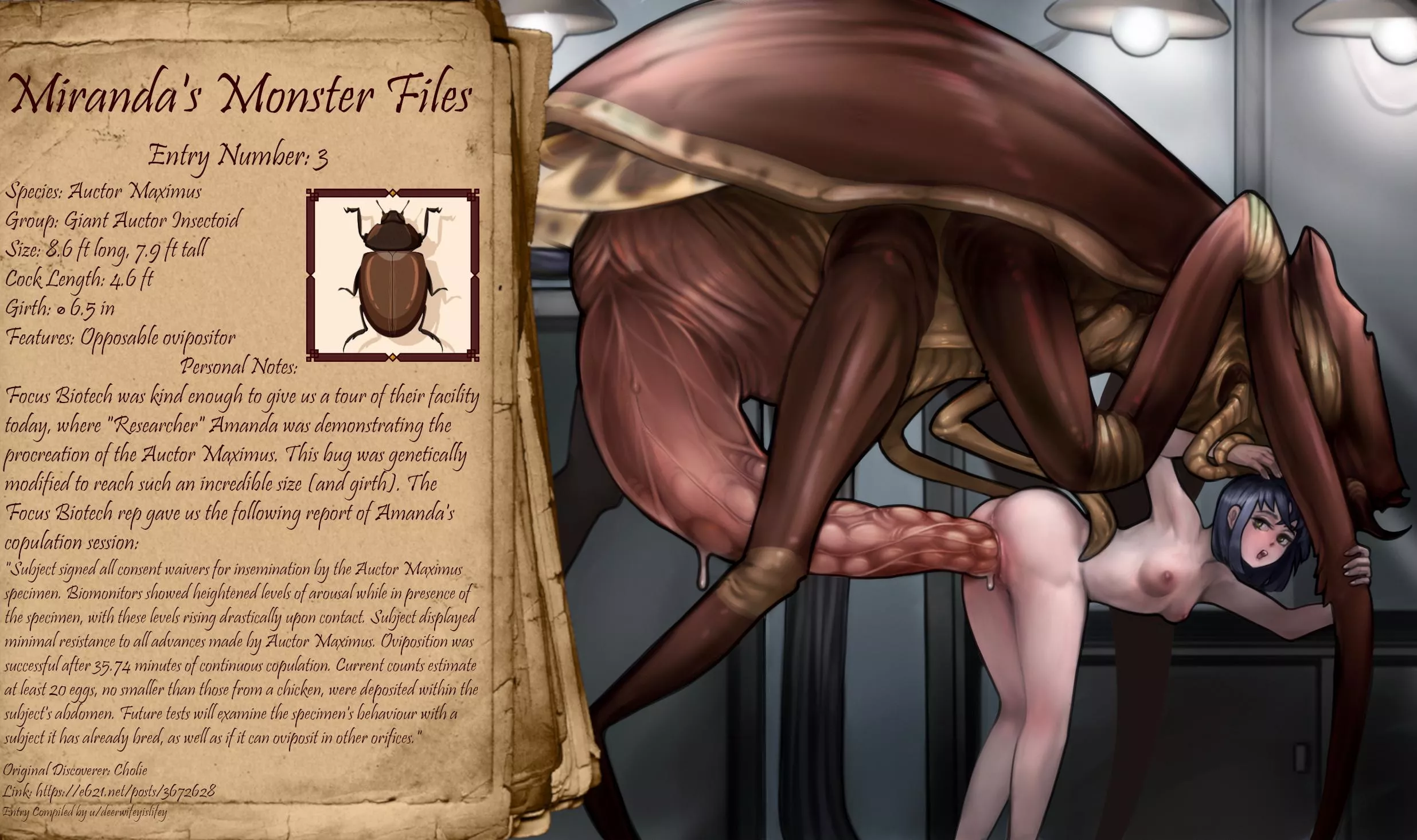 Researcher Miranda back with a report, this time from Focus Biotech. I may have to take some time off from my main job to do an internship here~ [Original by Cholie] posted by DeerWifeyIsLifey