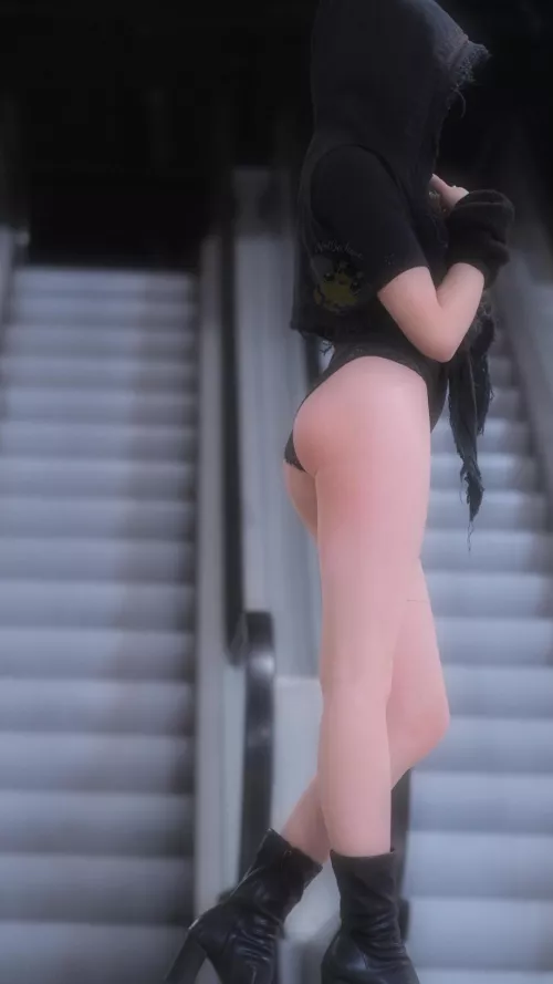 The stuff you can do in an empty mall by MalBeehave