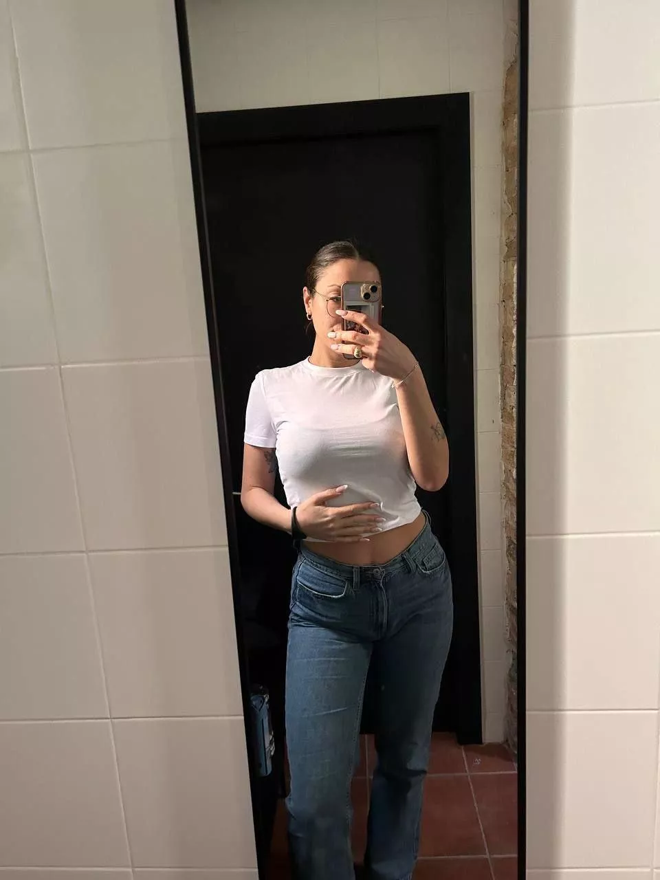 white top and jeans= classy posted by marytherealtorx