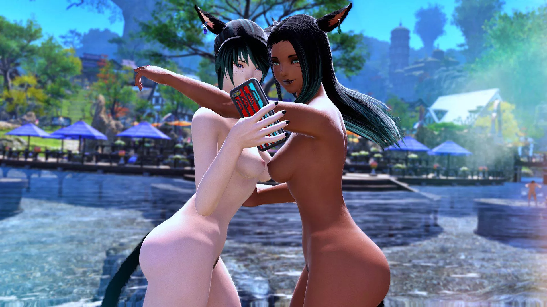 Zofi & Bella being cute together~ (Nexoh3D) posted by DearUncleHermit