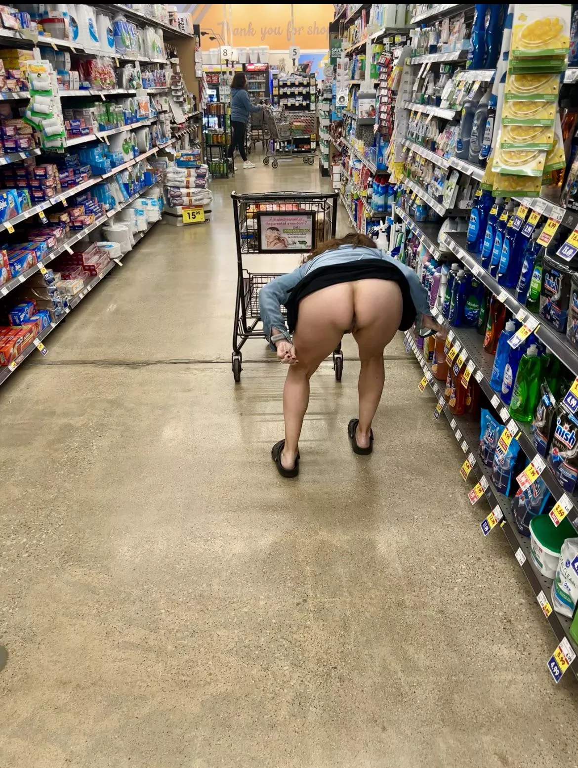 Annie (wife, 55) offered a sneak peek at the grocery store… posted by AnnieplusMrA