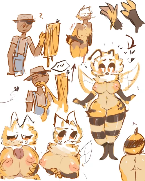 beekeeping 🐝🐝 :3 (oc) by Terrible_Existence