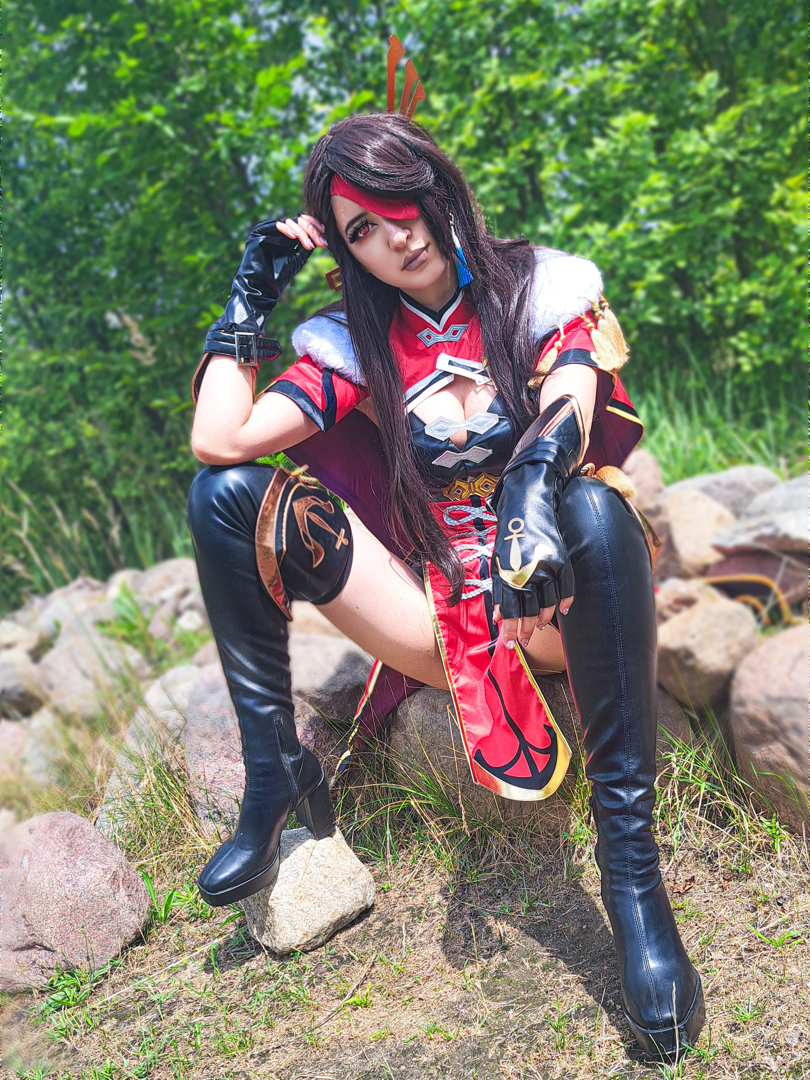 Beidou cosplay by me (mozechii) posted by Mozechii