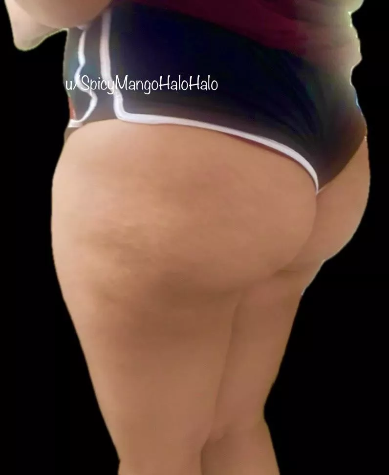 Booty shorts wedgie posted by SpicyMangoHaloHalo