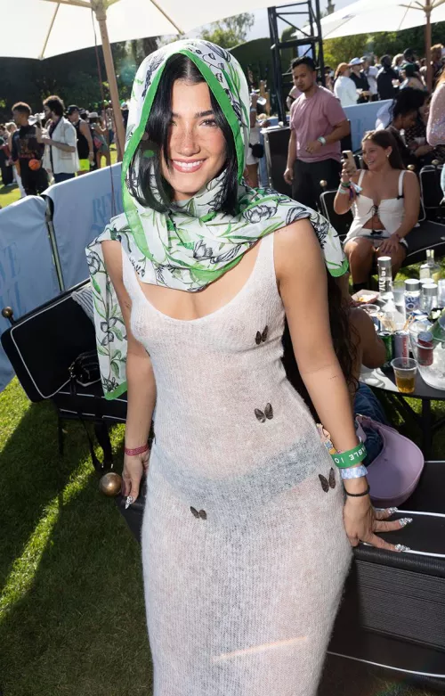 Charli D’Amelio see through by IGottaBIconic