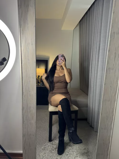 Do you like my boots 🖤🖤 by LeaderApprehensive43