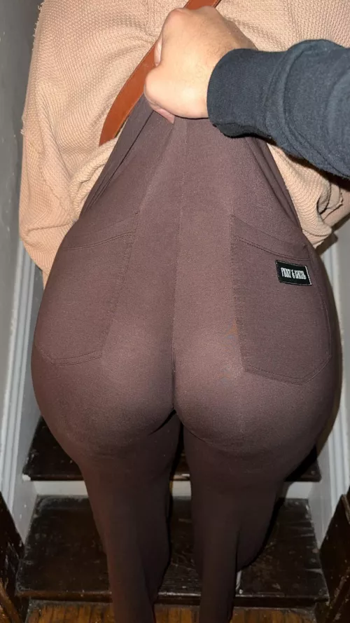 He caught me going up the stairs by raven_5605