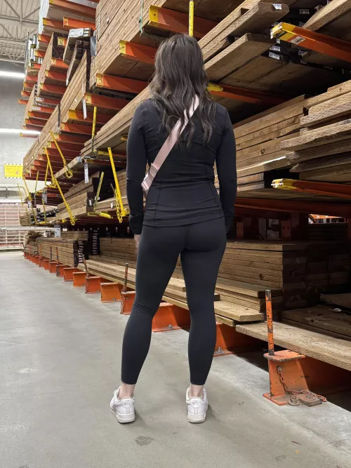 Hubby took this photo of me in Home Depot lol by avajadeanderson