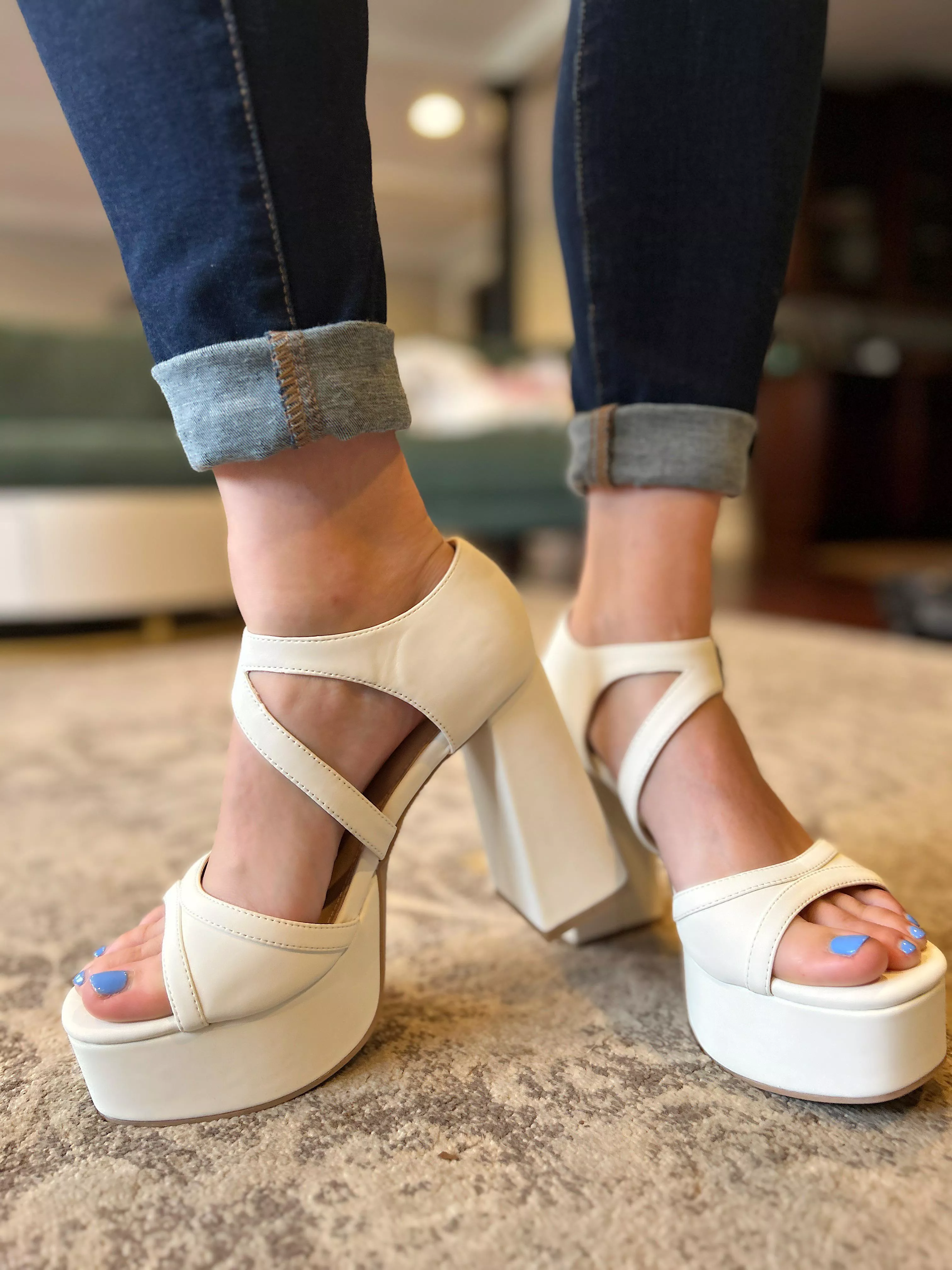 I’m already so tall but I just can’t resist these platforms  posted by SolesByLexie