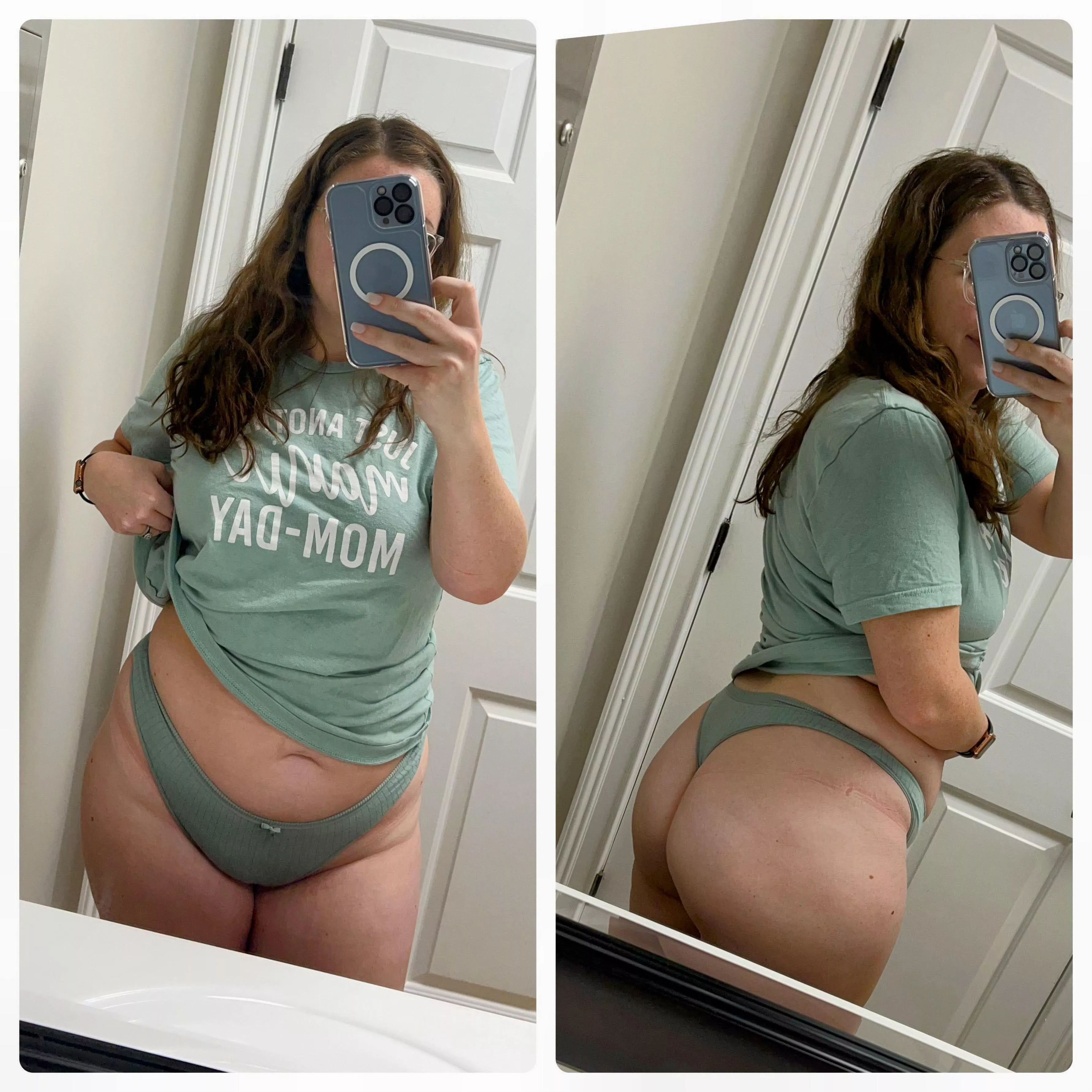 Just seeing if you'd fuck the thick next-door milf. posted by hotwifepeachess