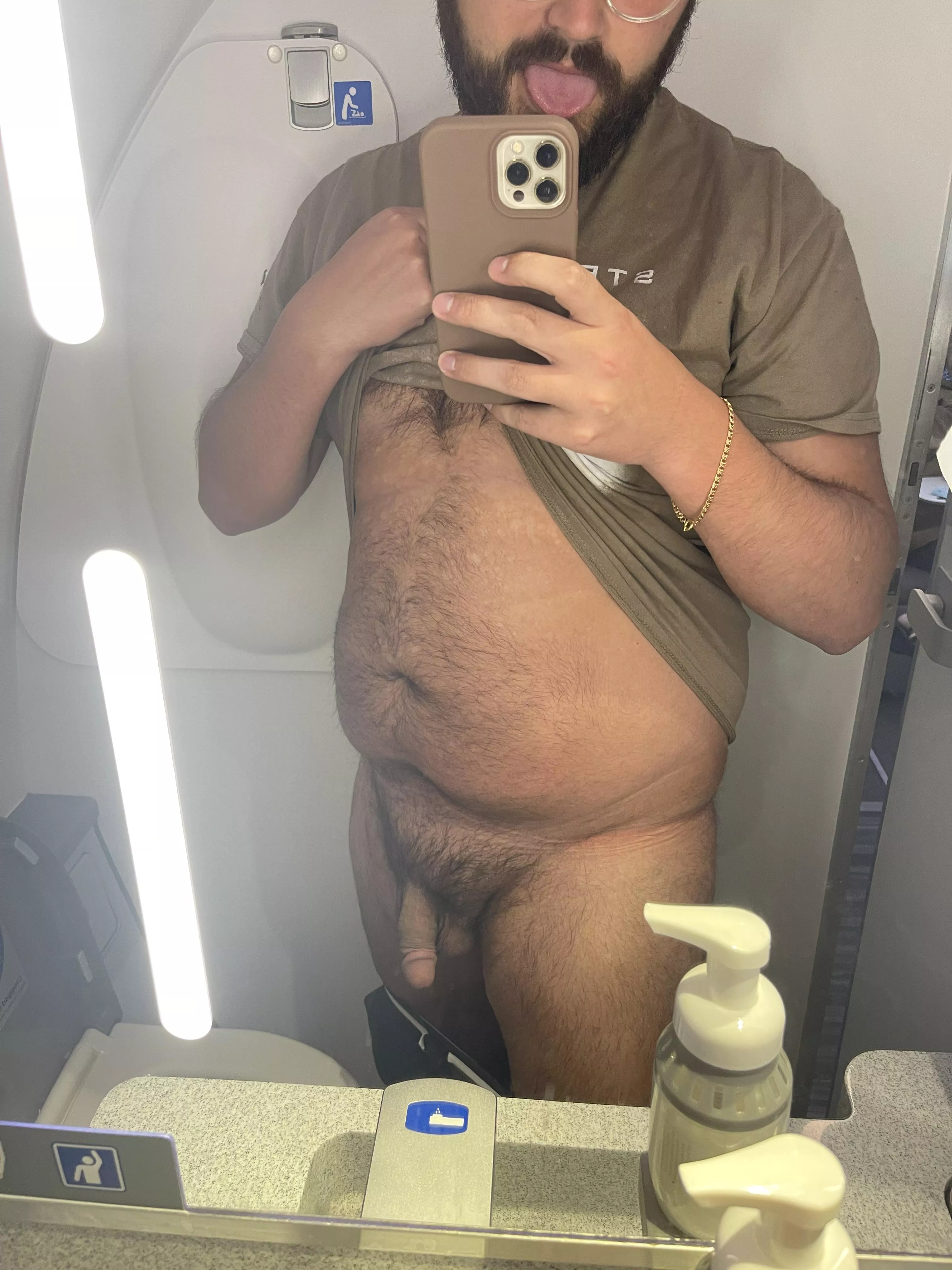 Left the door cracked for the flight attendant to watch posted by Master_cub