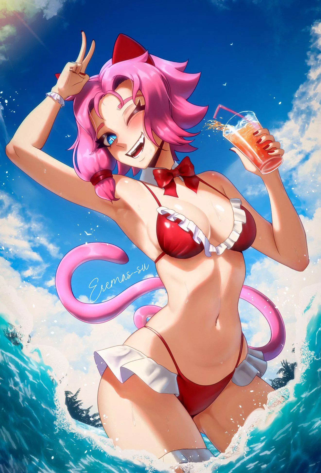 Maeve loves the beach on the spring (Eremas su) posted by gifsundgirls
