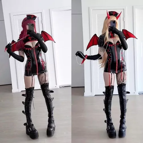 Makima and Power from Chainsawman (Cass Alana) [OC] by xxKittyCass