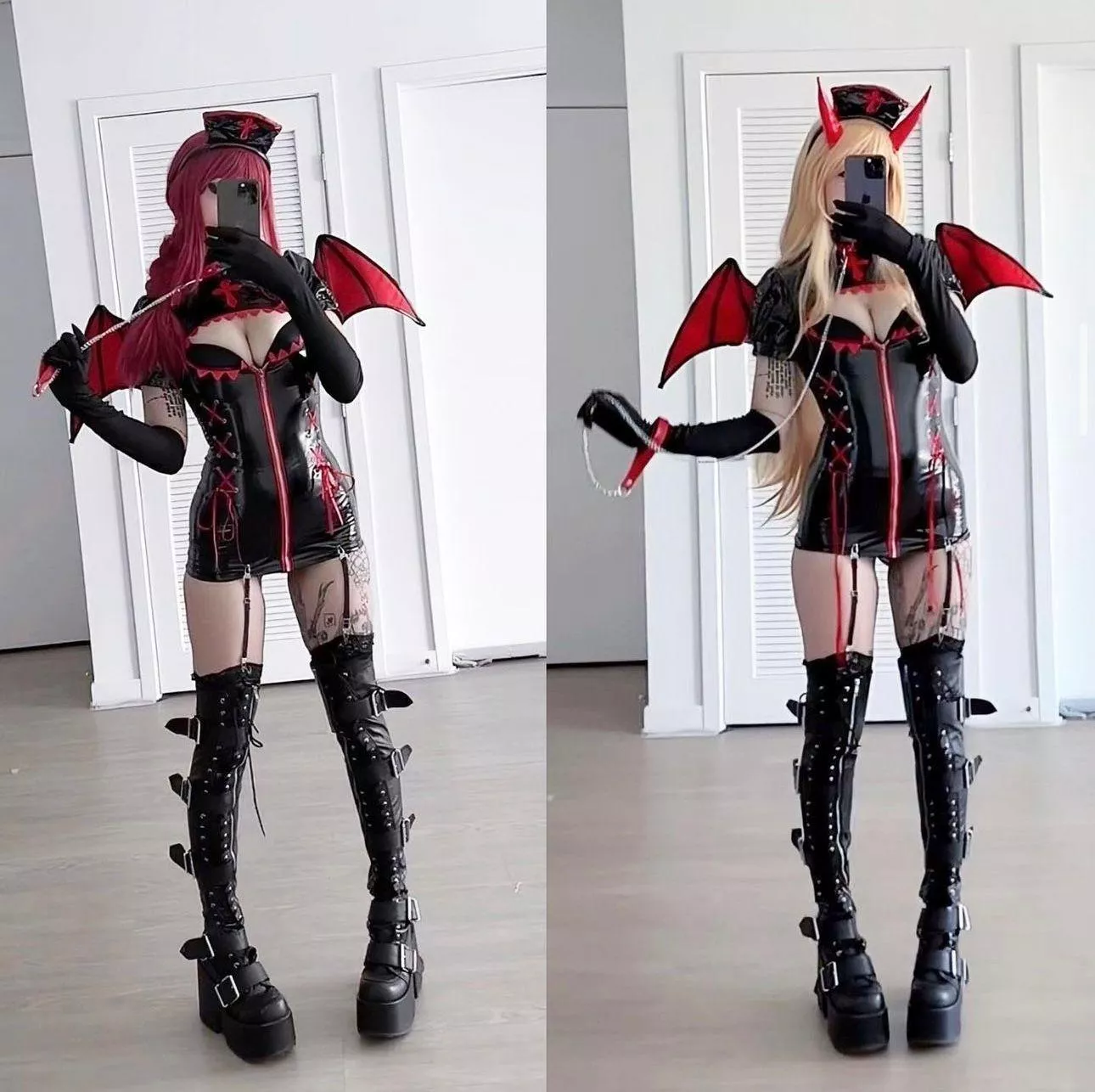 Makima and Power from Chainsawman (Cass Alana) [OC] posted by xxKittyCass