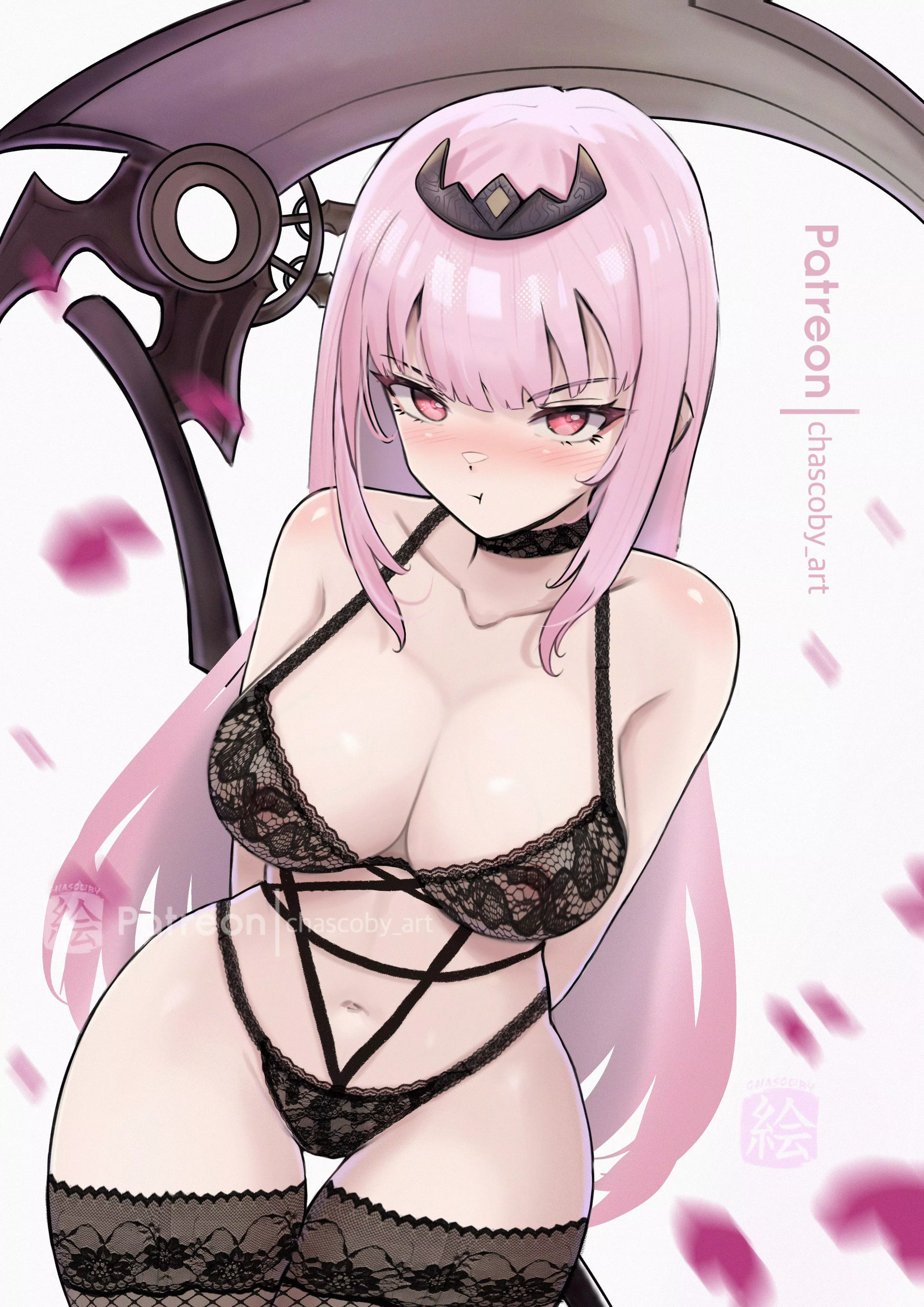 Mori Calliope Lingerie ver. posted by Chascoby_art