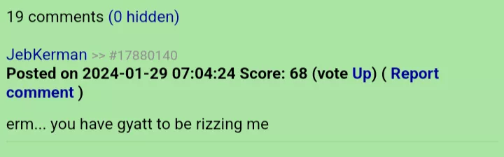 Not sure if off topic, but it's funny nonetheless posted by lizzylinks789