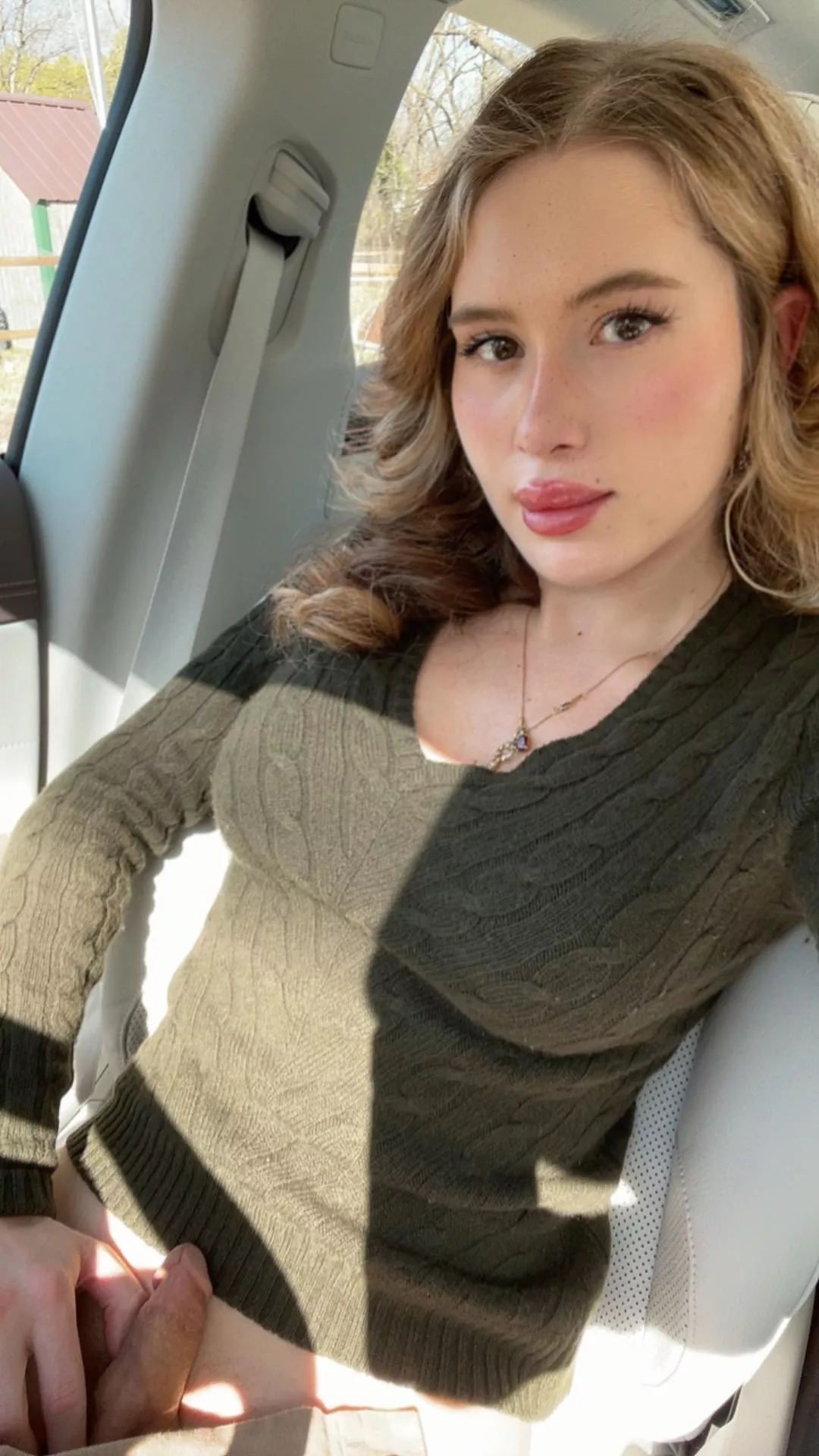 POV: you're driving and you accidentally hold the wrong knob 😈 wyd? posted by porcelaingoirl