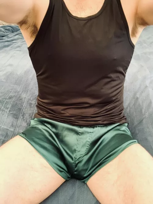 Satin Boxers are Great PJs by BrieflineD