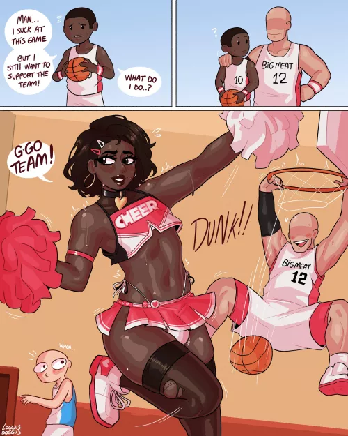 Supporting the team (loggus doggus) by BigMilfyGothFuta