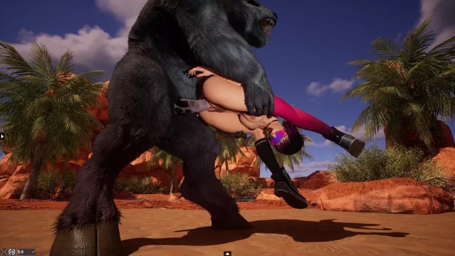 This rage girl definitely partied hard. (Wild life game) by FreshToy_18