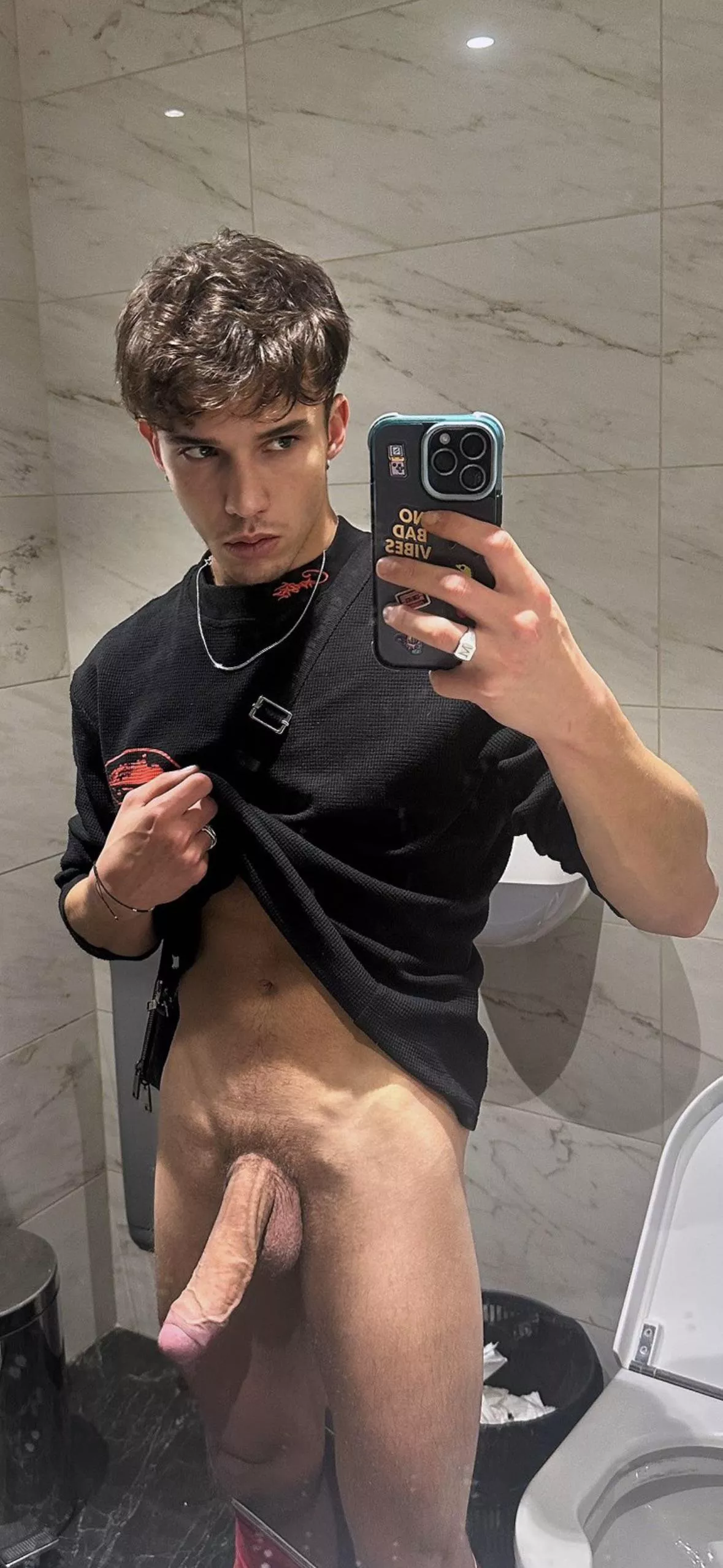 Waiting for you to walk in the public bathroom…what position would you assume? posted by adrian_hots