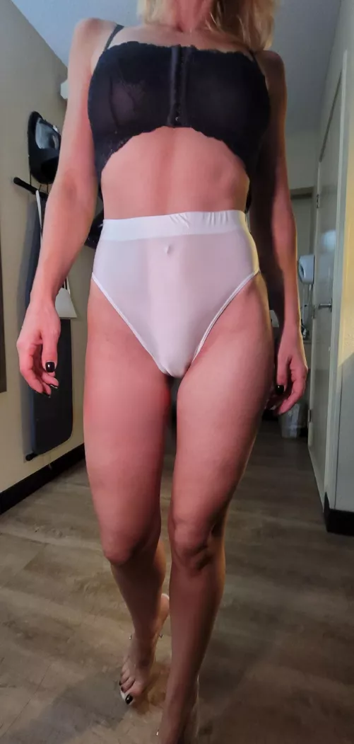 white satin panty goodness by VintagePantyGirls