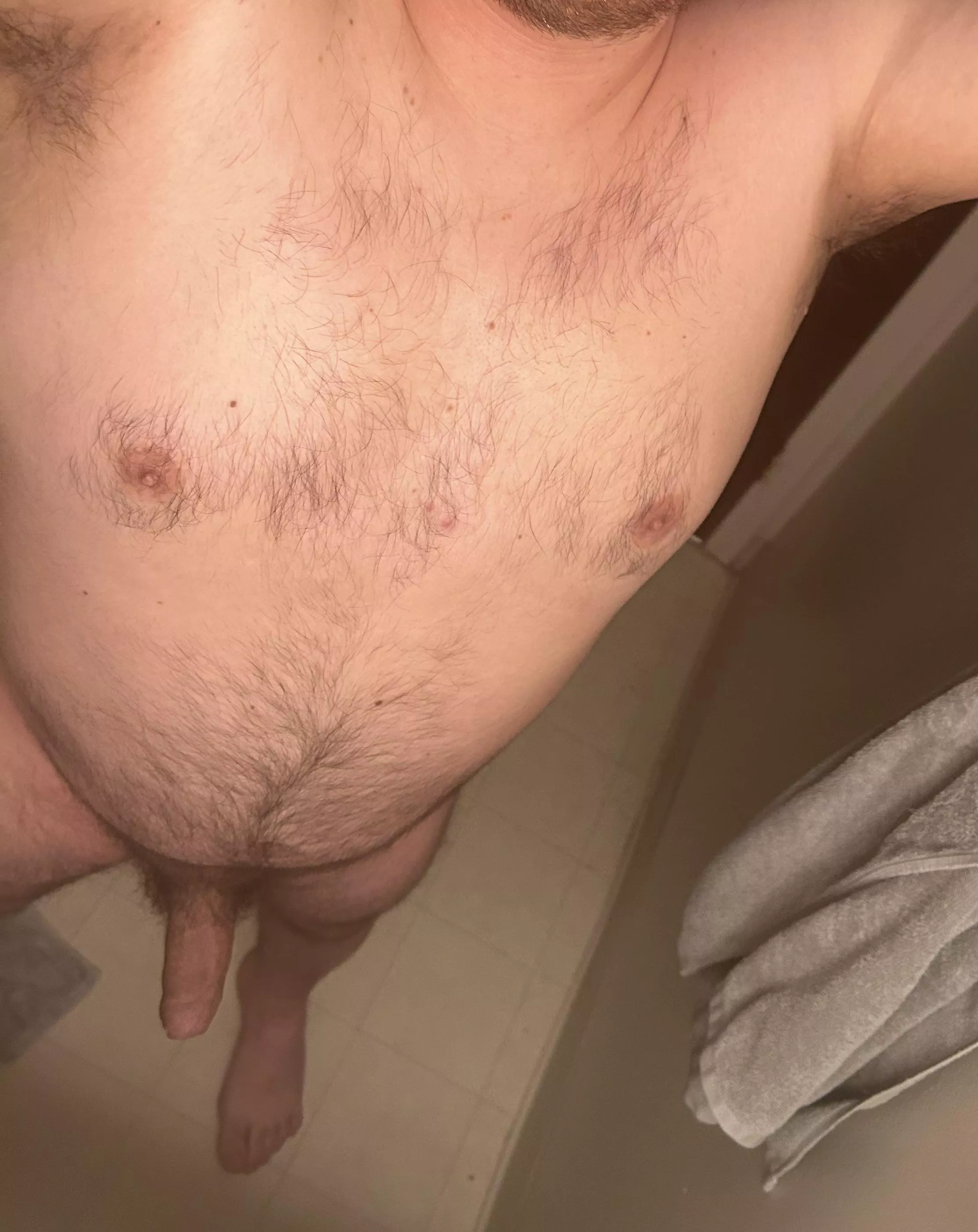 Who wants my bear pits and cock.  posted by Frosty-Hat6643