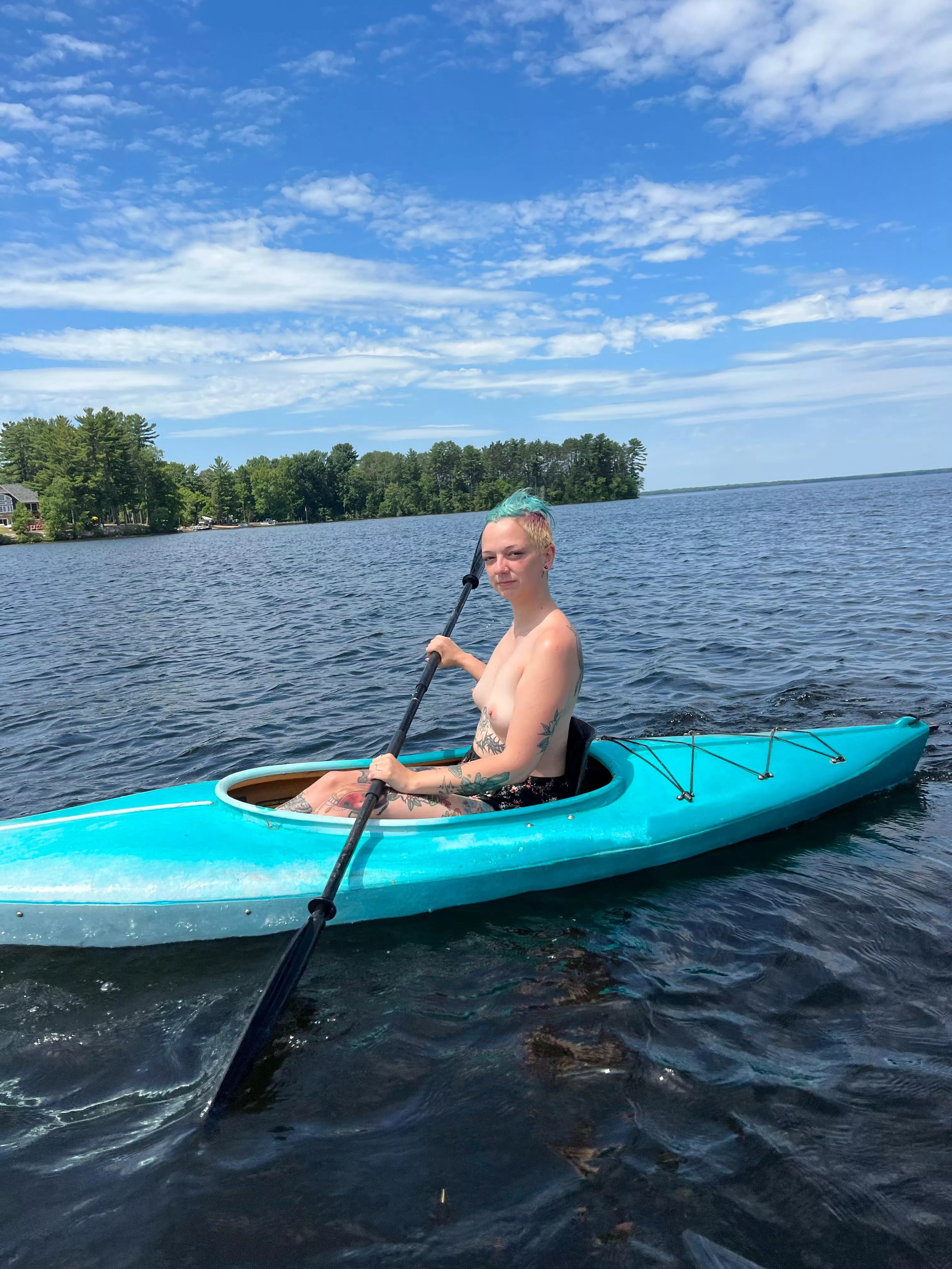 you see me on the lake... wyd? posted by tattedlilslut