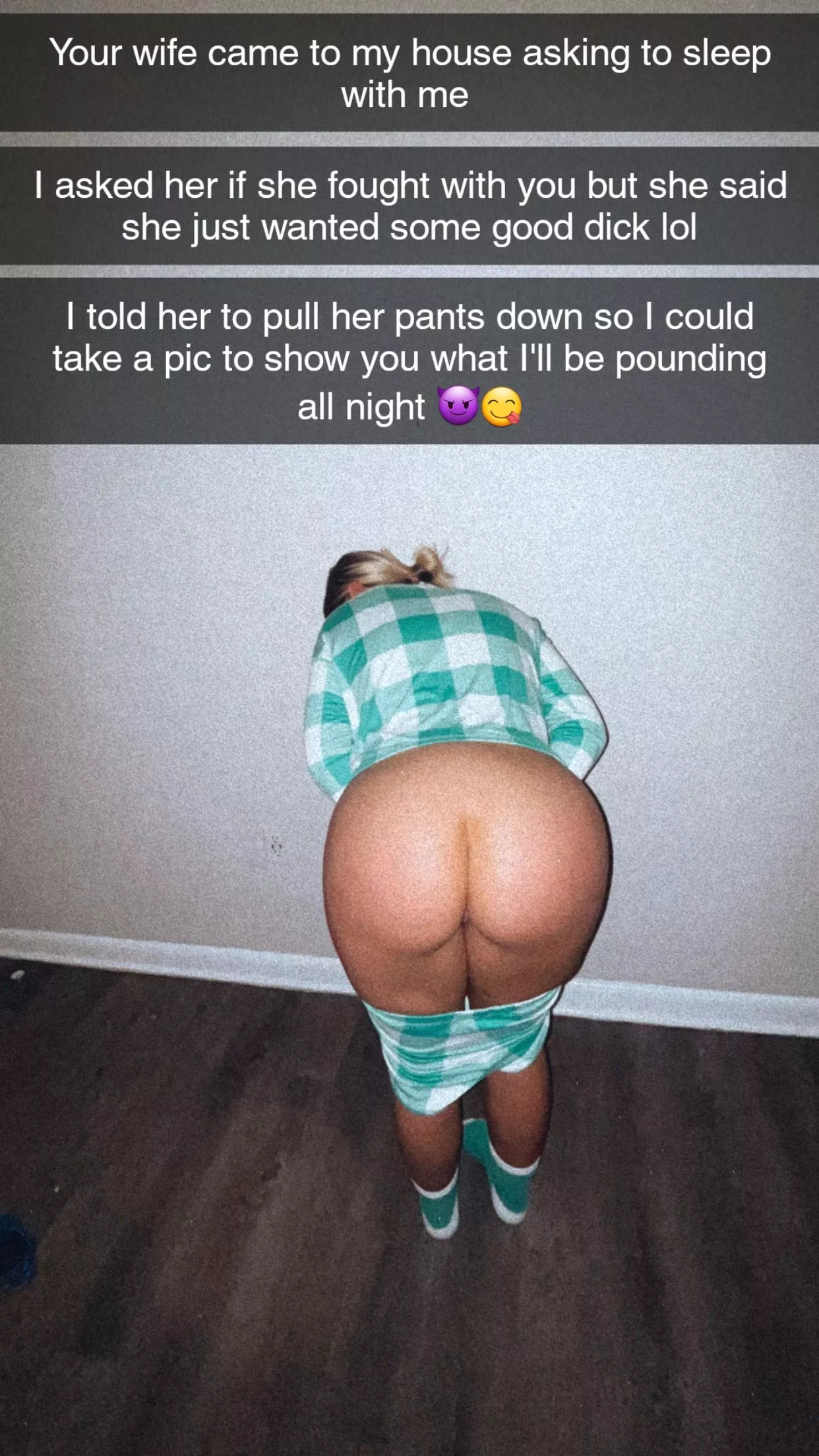 Your wife went to her friend's place to get good dick posted by Captionsforever