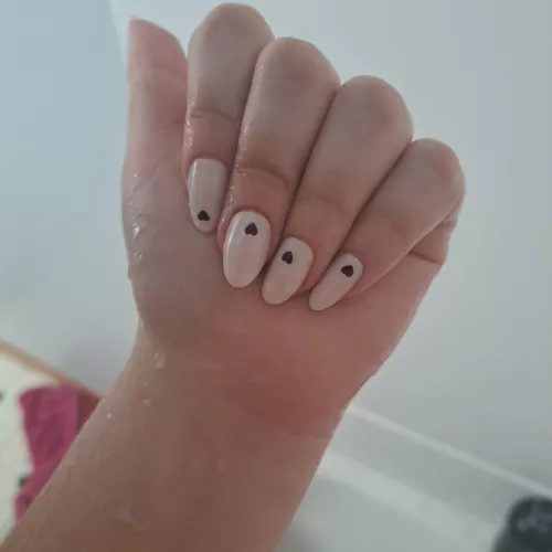19 year olds fresh wet acrilyic nails 💘💦 by spicysiciliana