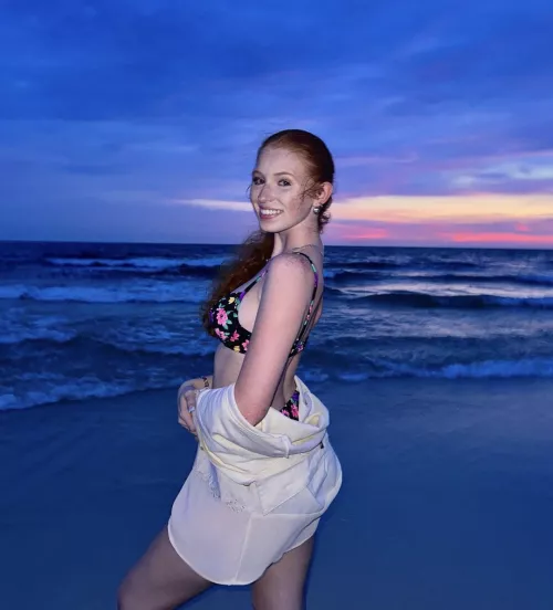 Beauty of a Sunset and Beauty of A Bikini by Yourpervfriend