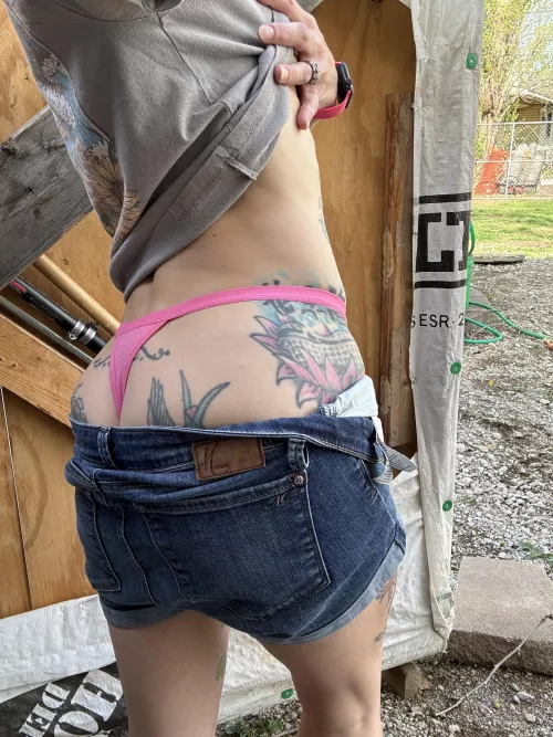 Dropping my pants in the shed. by that_Libra