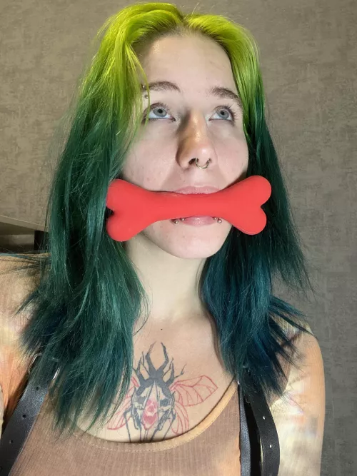 Gagged and ready for your commands by eva_curls_