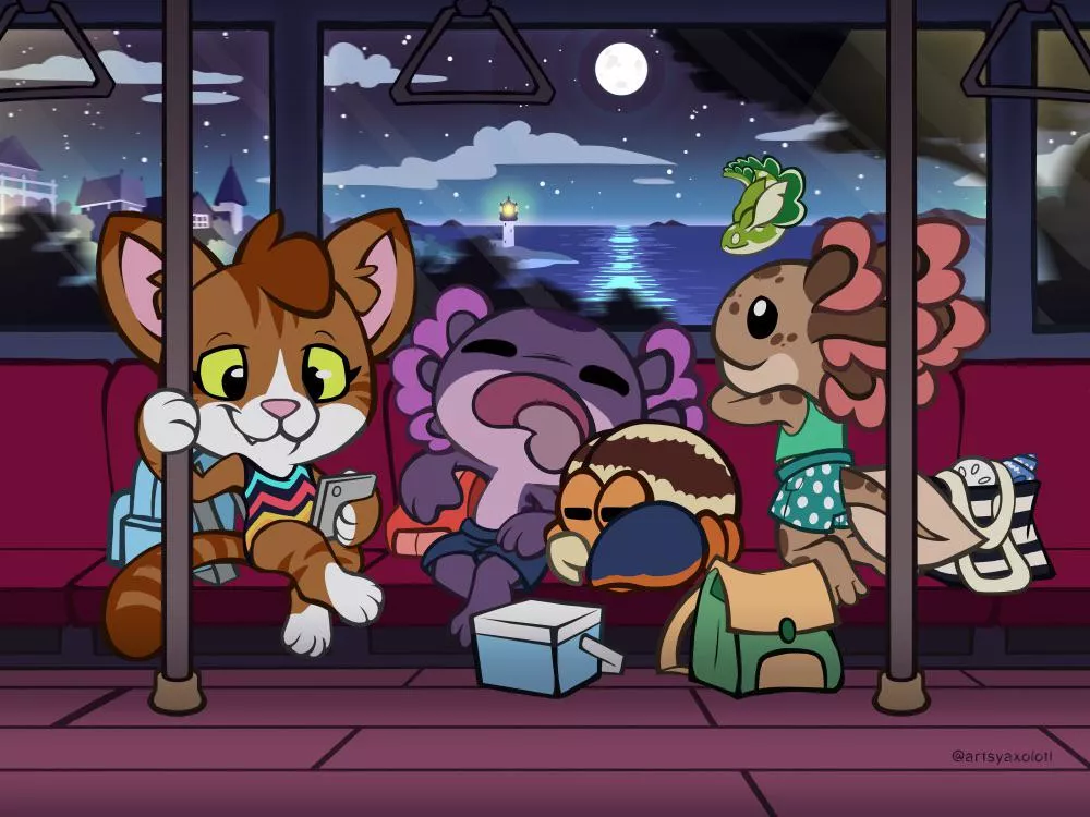 Having a good time with backgrounds for once. What do yall think? 💜 posted by ArtsyAxolotl