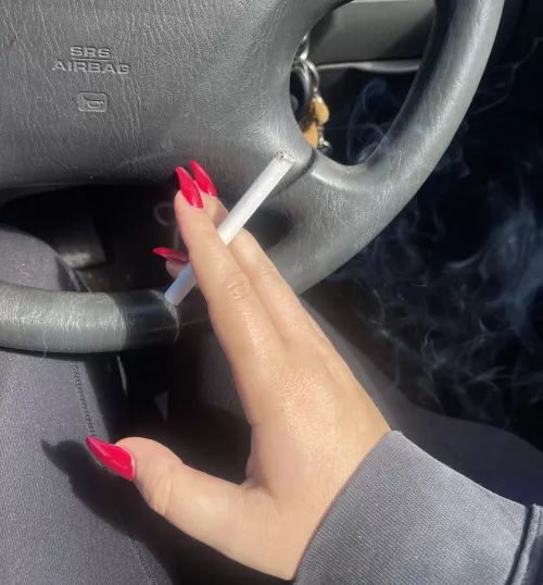 How hot does an all white cigarette look in my pretty hands by cherrystarrr