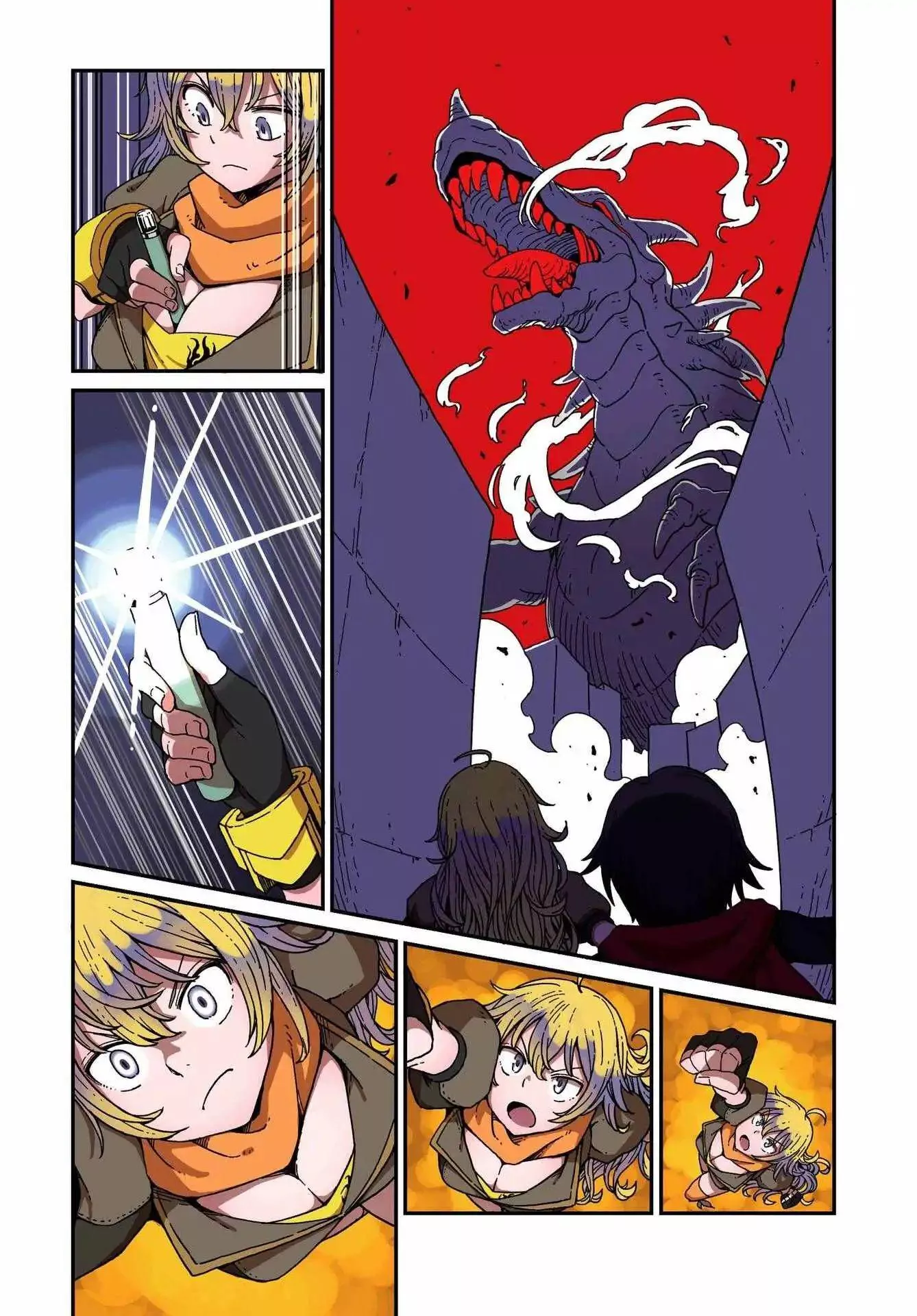 Im horny and wanna talk about this image from the OFFICIAL rwby manga story 'king of sisters' posted by CryOk7184