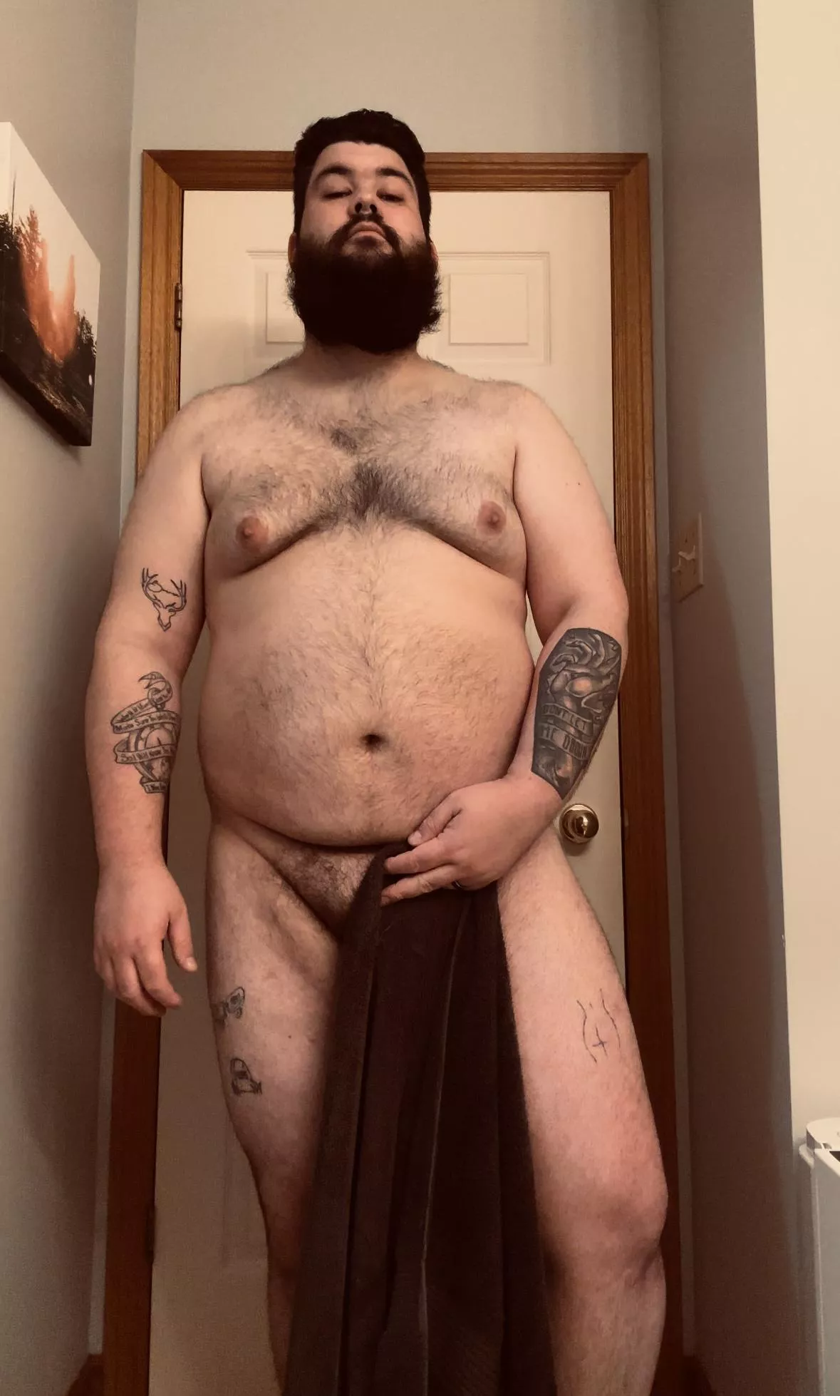 Mind taking my towel for me? posted by wonderwallsnstuff