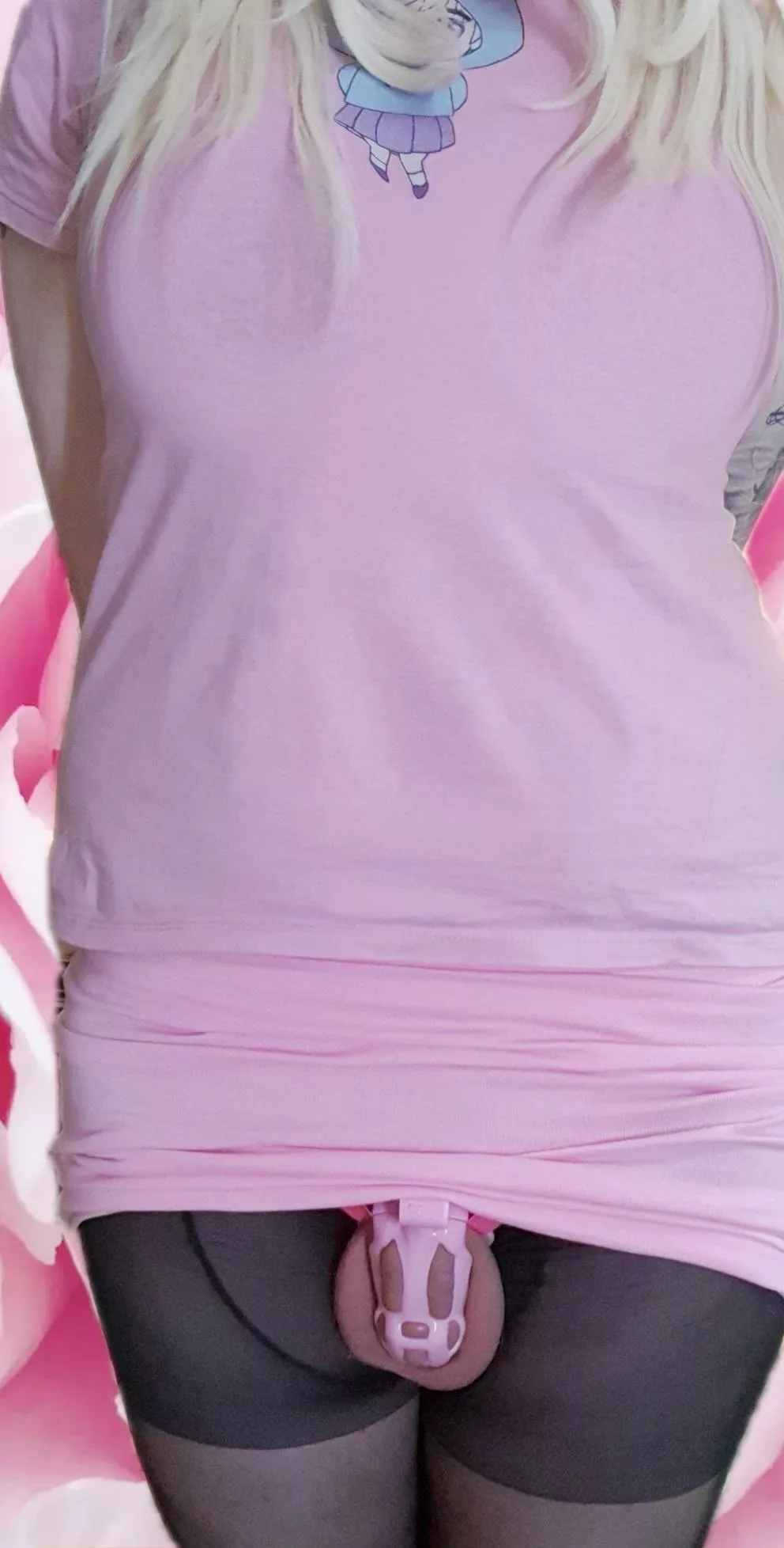 oh, what's hiding under my skirt? posted by MoniqueLesChaste