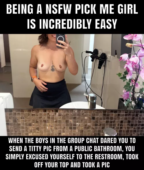 Pick me girl by PottyCaptions