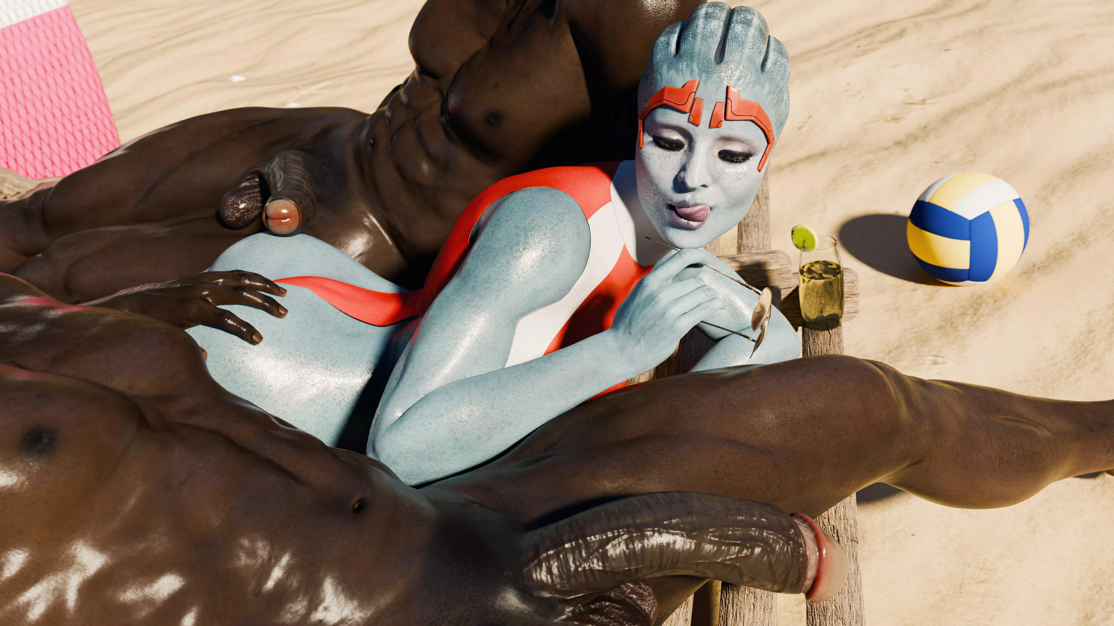 Samara at the beach (Sfmlover22) posted by Kuro-Oji