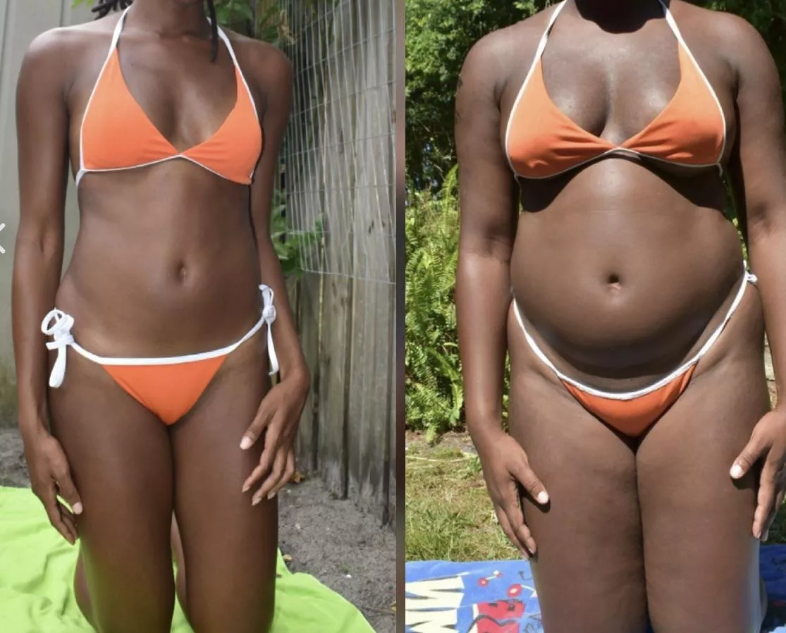 Same bikini just a few pounds difference posted by pitten-