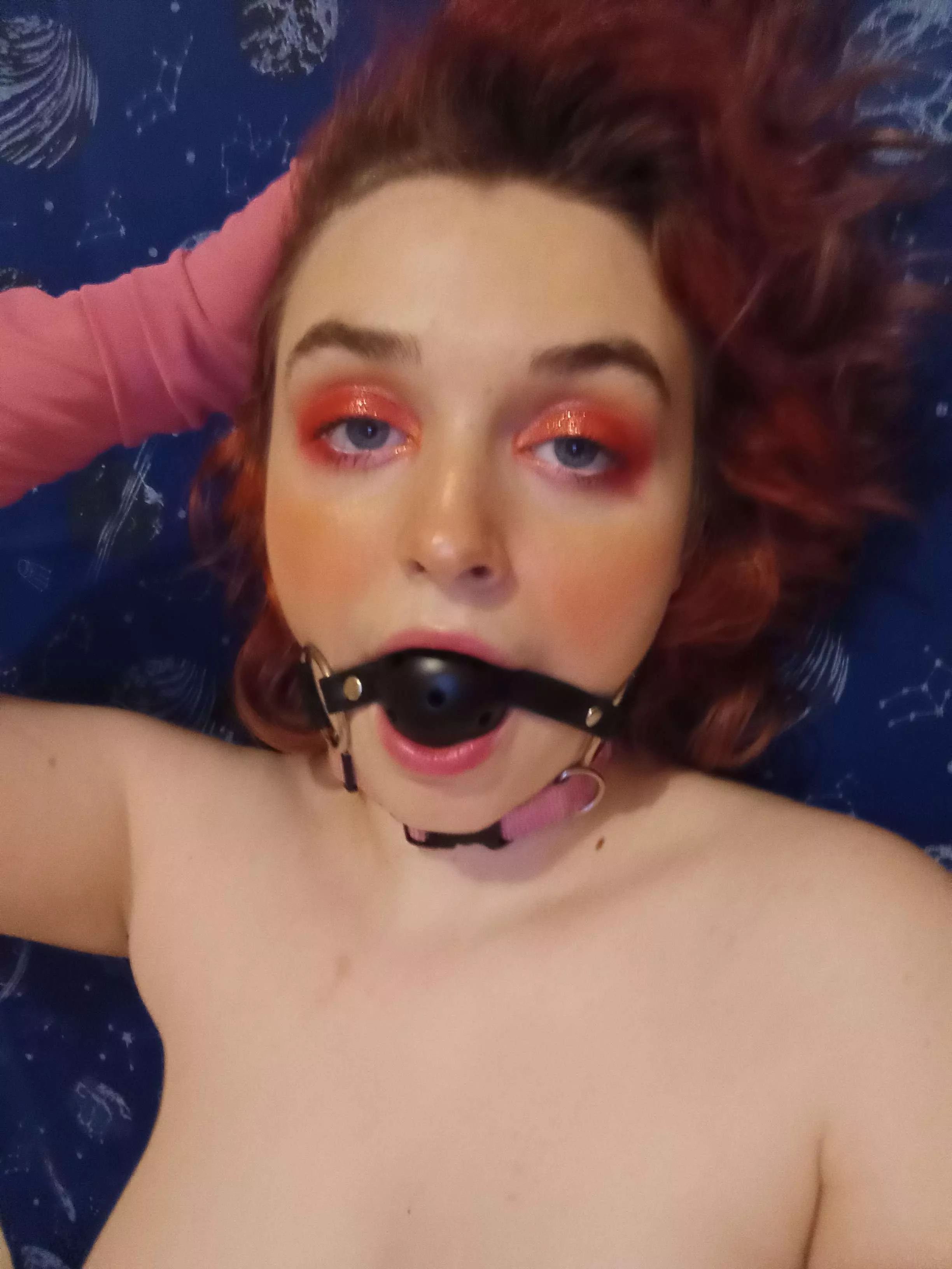 Since everyone wanted to see my mouth stuffed with a ball gag posted by LadyCheesecake12