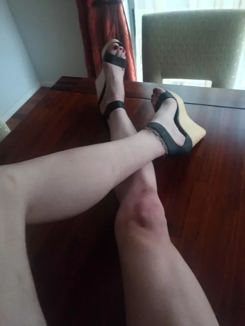 Wedges feel so casually sexy by strelok6969