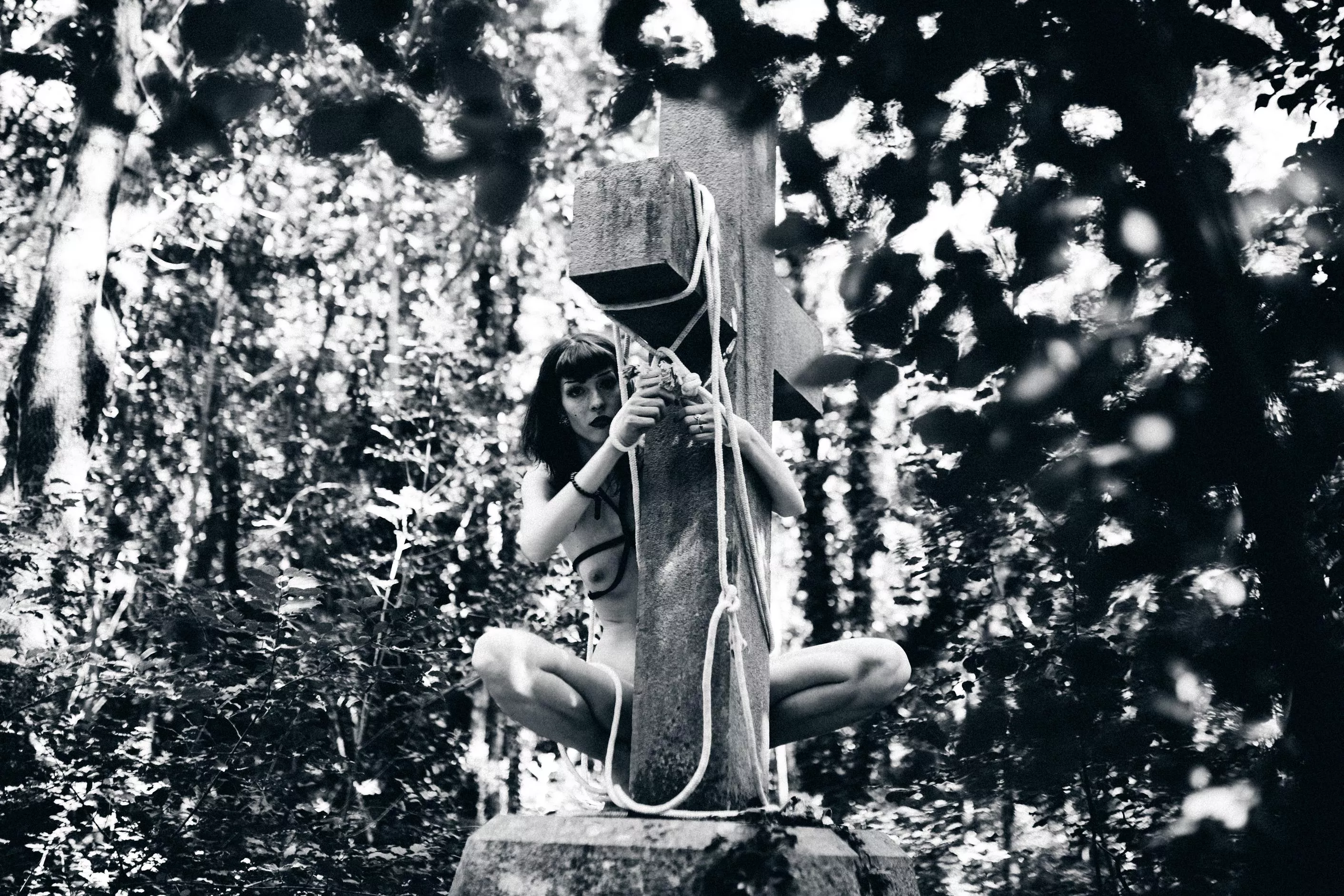 Behind cross... posted by pokemon_art_45