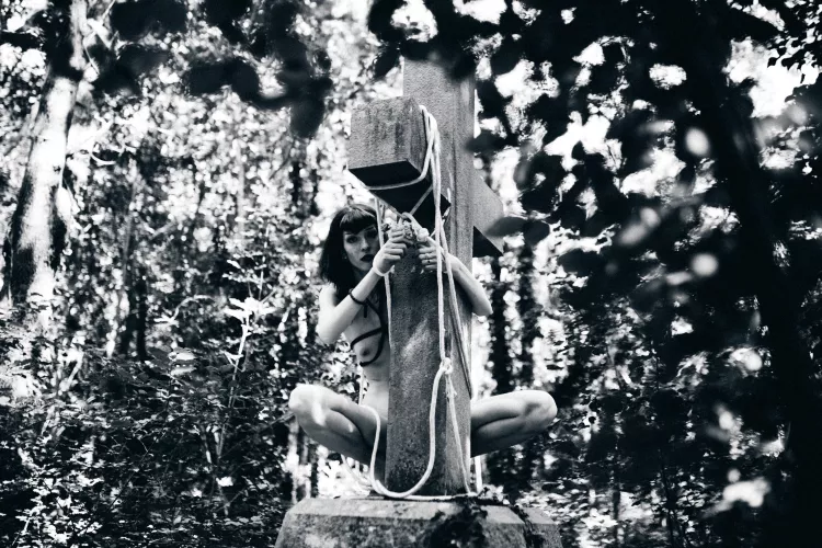 Behind cross... by pokemon_art_45