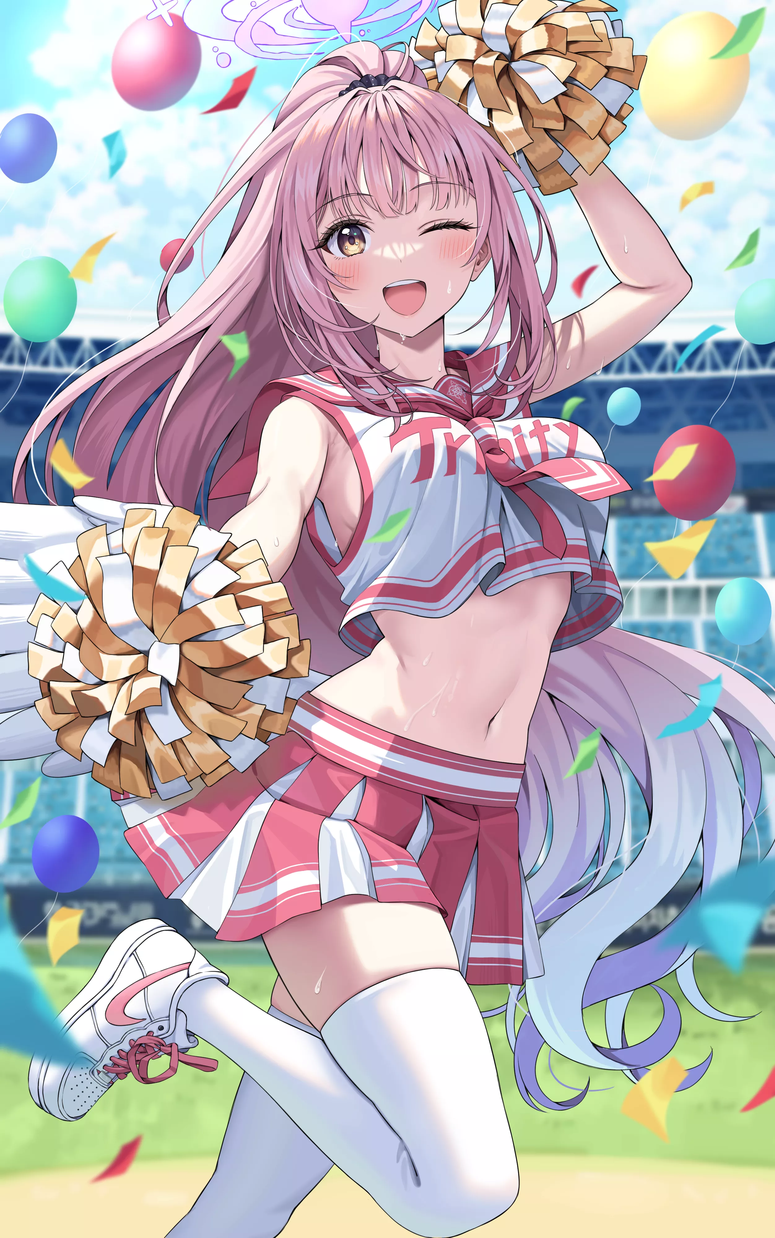 Cheerleader Mika [Blue Archive] posted by CheetahSperm18