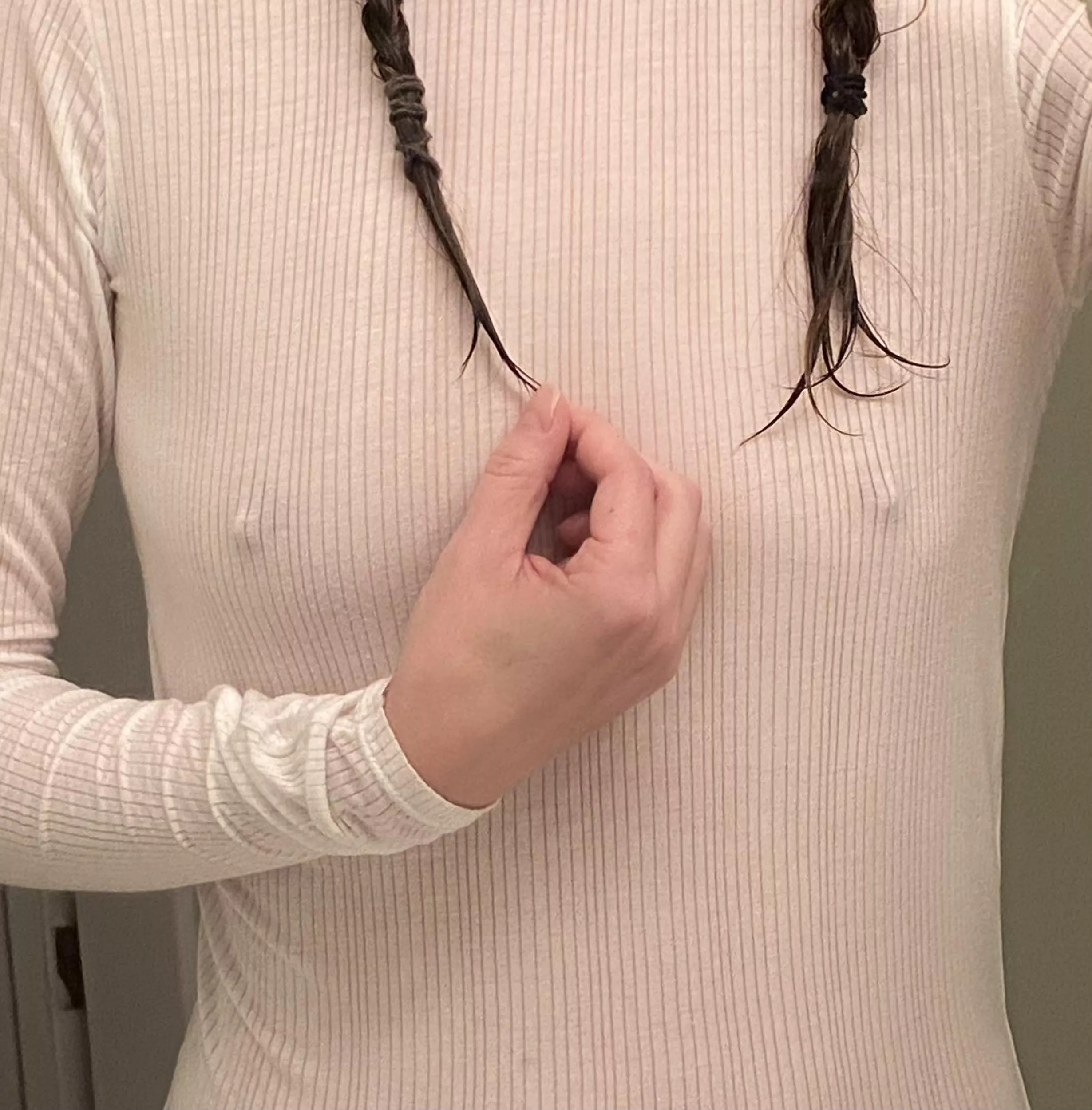 Does the hair draw more attention to the obvious posted by runts4redbeard