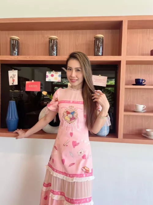 Feeling fabulous with this pink dress by Top-Most-2517