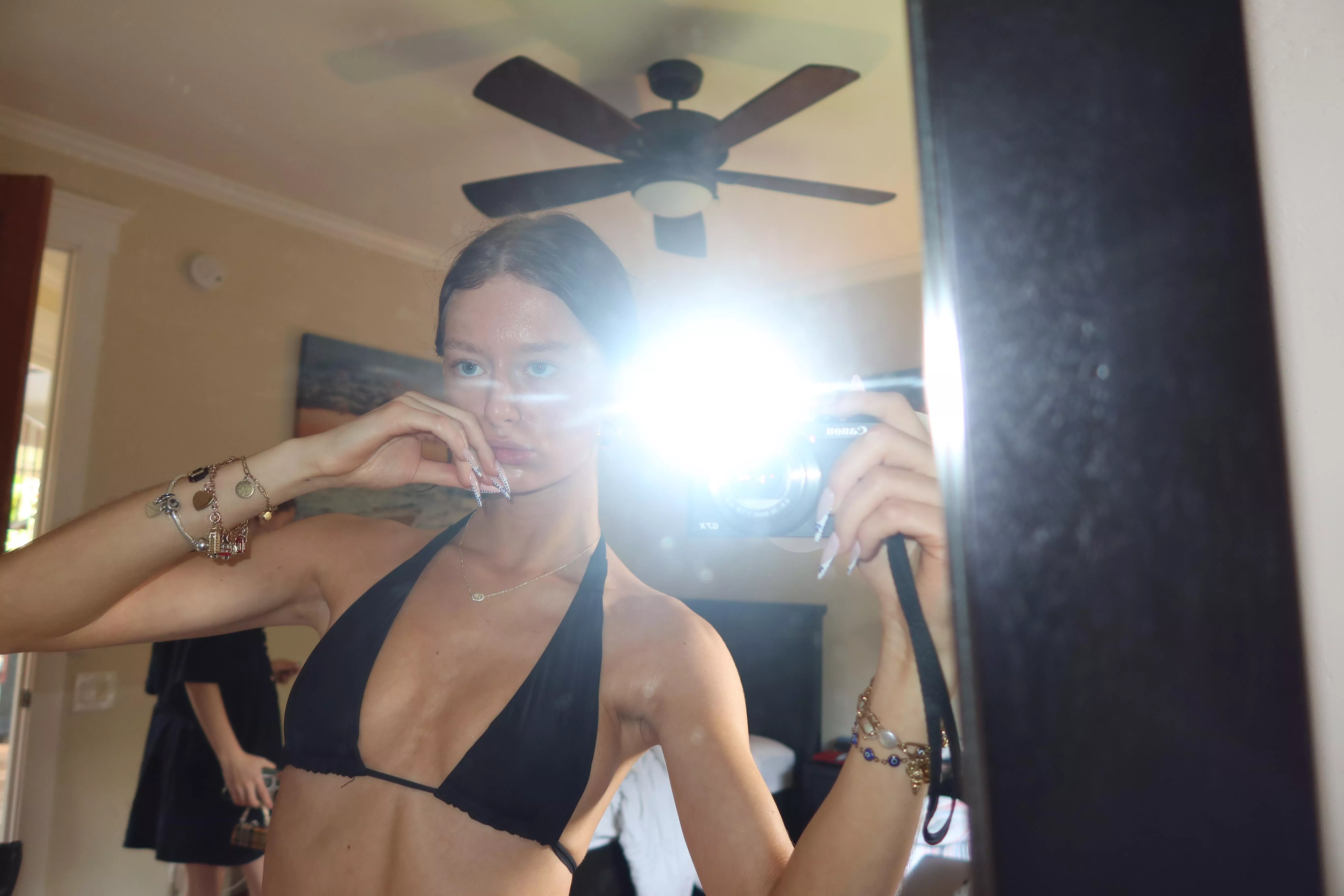 Hopefully I come back tan after going to the beach in my bikini ✌️😊 posted by Icy-Rooster-2315